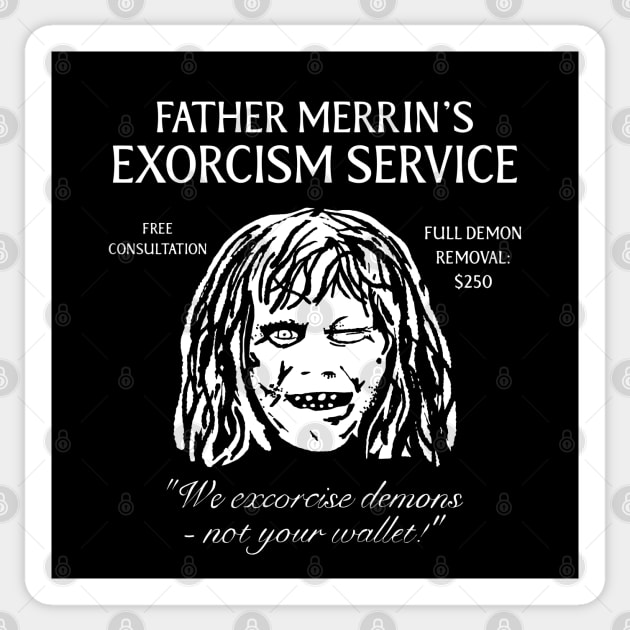 Exorcism Service Sticker by bigbucketofguts